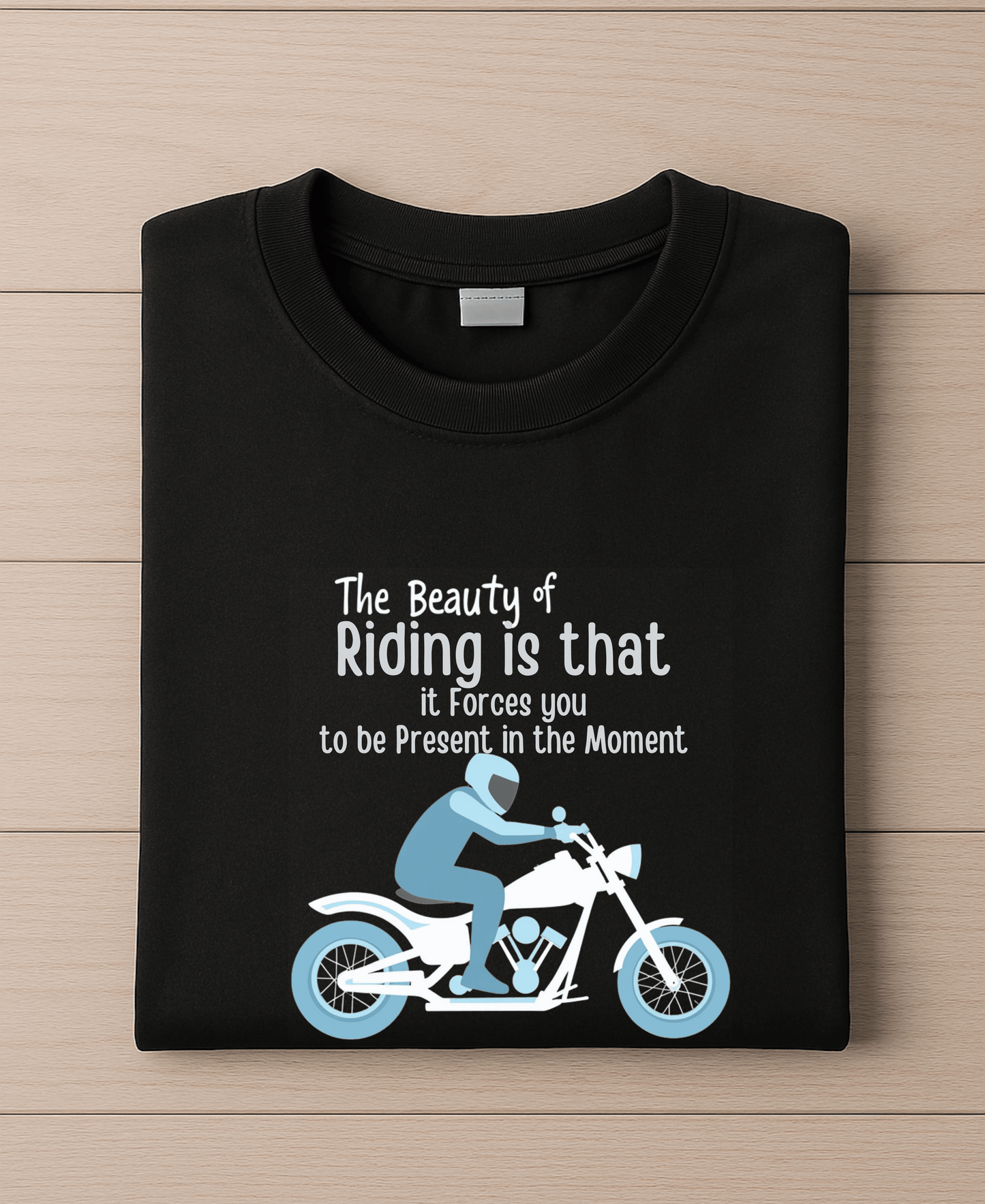 The Beauty Of Riding is that it Forces you to be Present in the Moment-Womens-Black