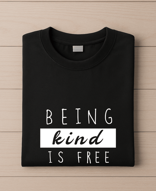 Being Kind is Free-Womens-Black
