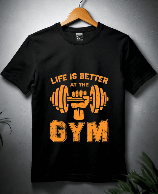 Life Is Better At The Gym-Female-Black