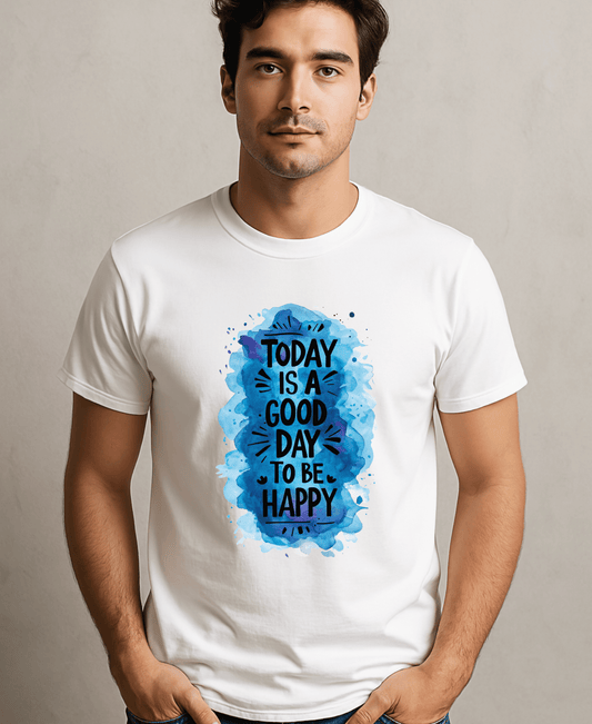 Today Is A Good Day To Be Happy-Male-White