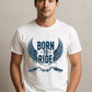 Born To Ride-Mens-White