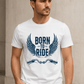 Born To Ride-Mens-White