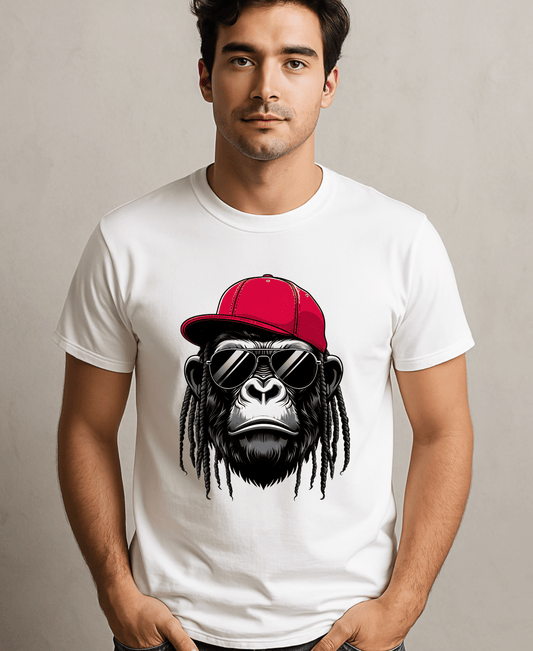 Party Monkey-Mens-White