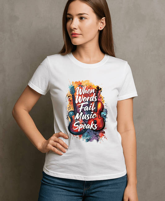 When Words Fail Music Speaks-Women-White